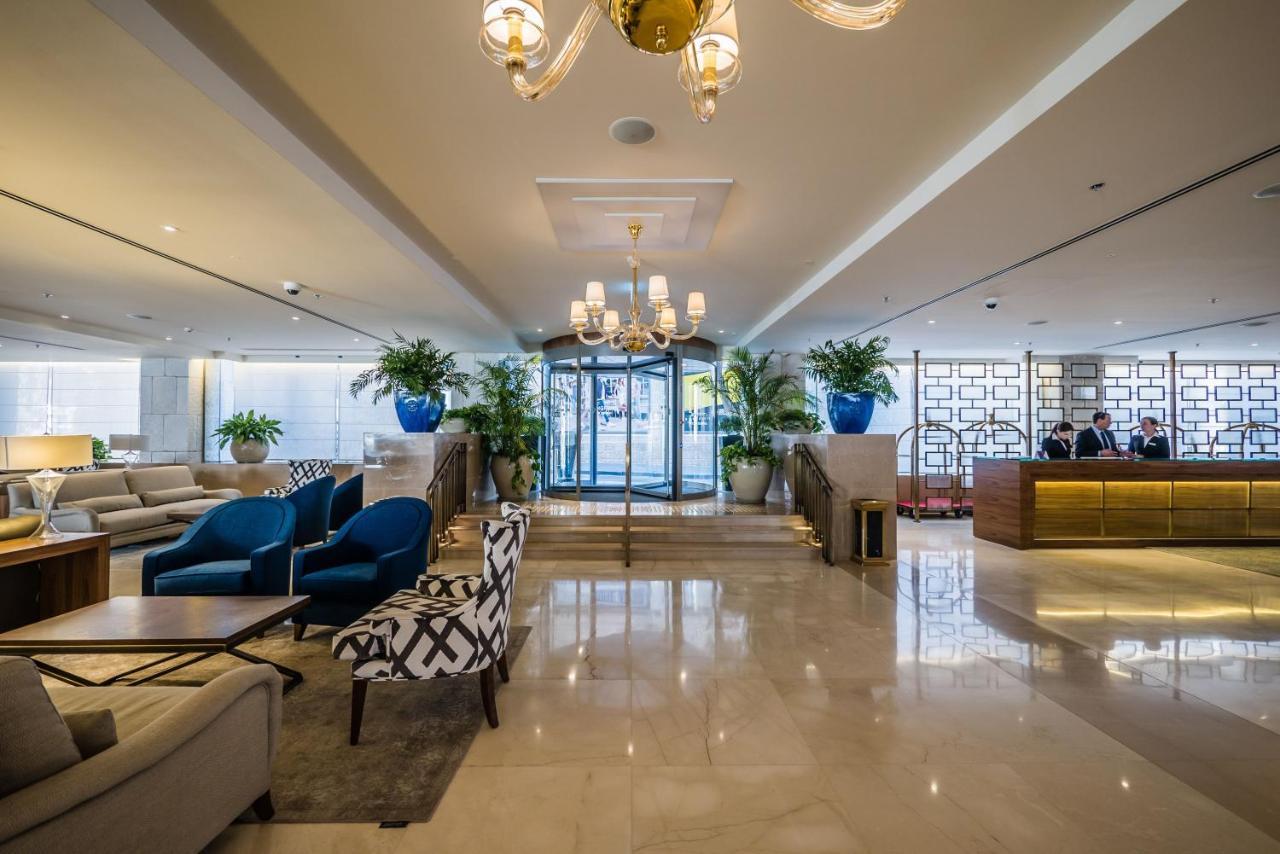 Herbert Samuel Hotel Yerusalem Bagian luar foto Lobby