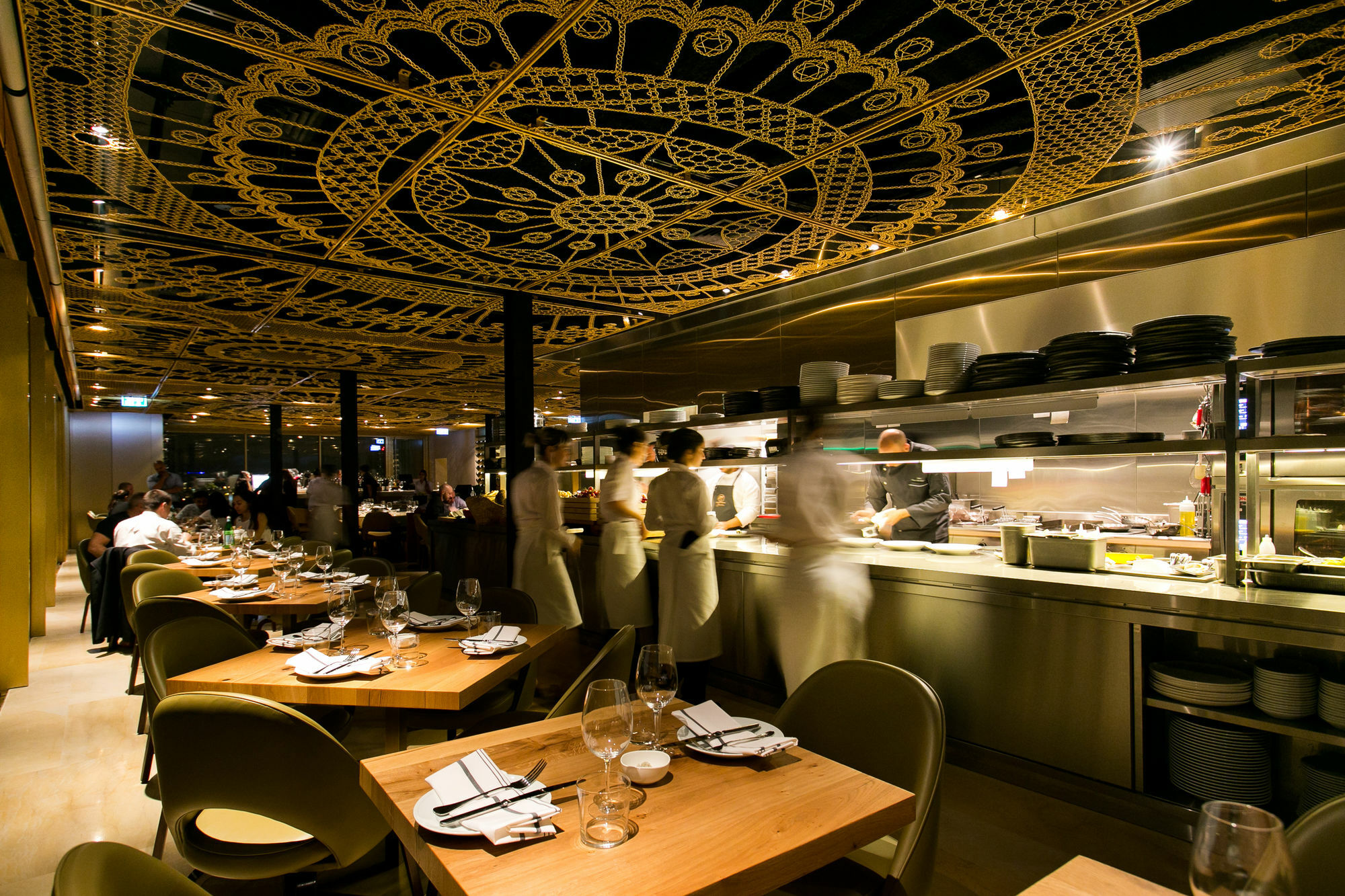 Herbert Samuel Hotel Yerusalem Bagian luar foto Interior of the restaurant